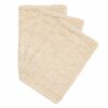 Timboo - Set van 3 washandjes - FROSTED ALMOND
