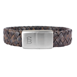 steel & barnett Leather Bracelet Preston - Vintage Brown