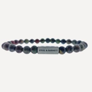 steel & barnett Stones Bracelet Natural Ned - Dragon Blood