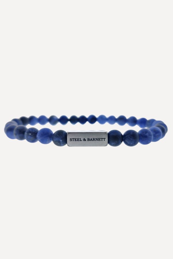 steel & barnett Stones Bracelet Natural Ned - Matt Sodalite