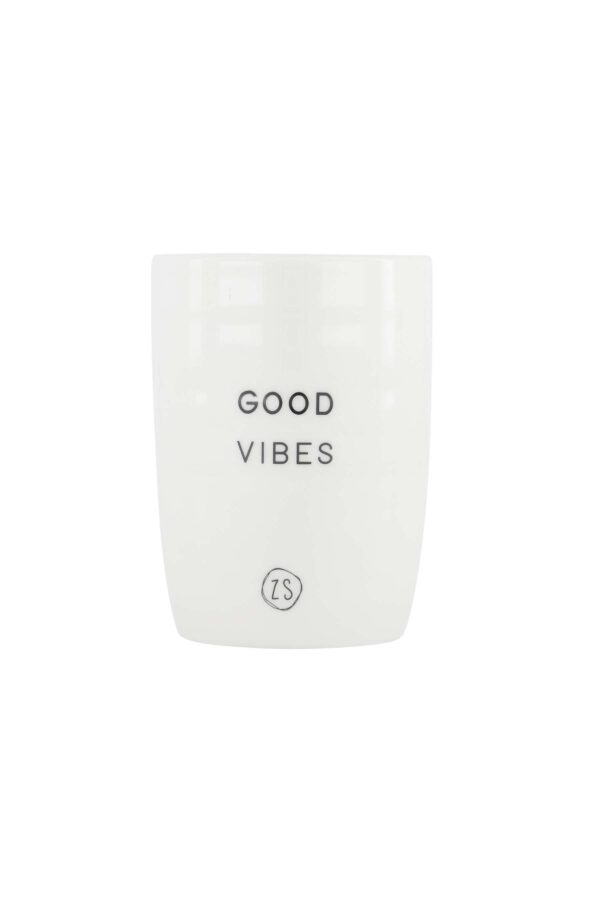 Zusss koffiemok good vibes wit